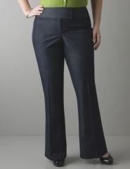 Refined denim flare pant by Lane Bryant