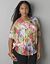 Floral flutter side top by Lane Bryant