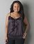 Polka dot ruffled tank top by Lane Bryant