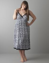 Tapestry print night gown by Cacique