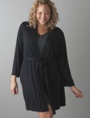 Full figure Tru to You wrap robe by Cacique