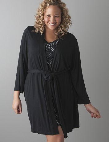 Full figure Tru to You wrap robe by Cacique