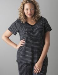 Polka dot sleep top by Cacique