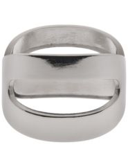 Silvertone split cuff bracelet by Lane Bryant