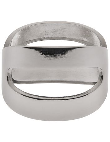 Silvertone split cuff bracelet by Lane Bryant