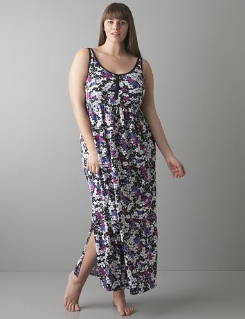 Floral maxi dress by Cacique