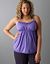 Full figure Ruffled cami by Cacique
