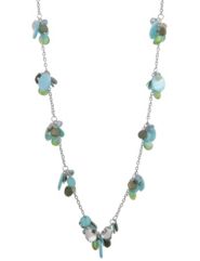Long bead cluster necklace by Lane Bryant
