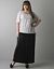 Knife pleat long skirt by Lane Bryant