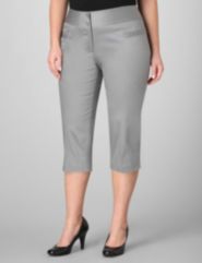 Sateen Cropped Pant by Lane Bryant Outlet