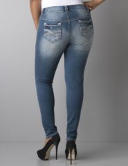 Heavy stitch skinny jean by Lane Bryant