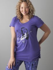 Starlet embellished sleep tee by Cacique