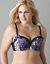Mixed print bandeau bra