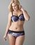 Mixed print bandeau bra