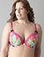 Plus size  Floral plunge bra by Cacique