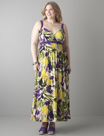 Tulip maxi dress by Lane Bryant