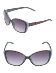 Color pop tortoiseshell sunglasses