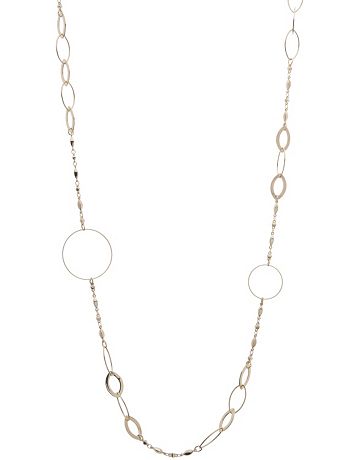 Goldtone link necklace by Lane Bryant