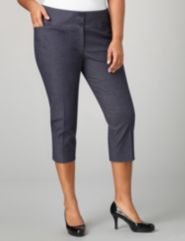 City Chic Denim Cropped Pant by Lane Bryant Outlet