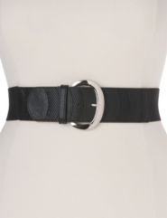 Textured buckle stretch belt by Lane Bryant