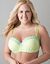 Plus size Mesh embroidered bandeau bra by Cacique