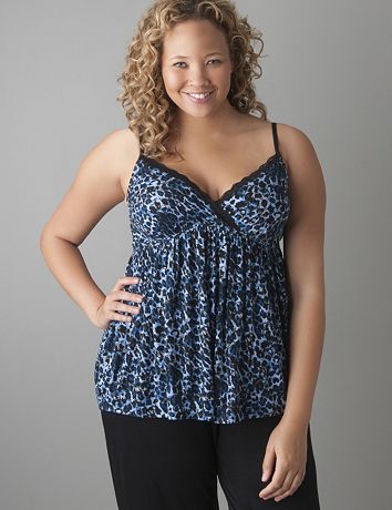 Animal print cami