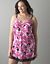 Full figure Silky floral chemise by Cacique