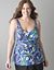 Paisley swim tank with built in Cacique no wire bra