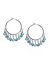 Disc bead hoop earrings by Lane Bryant
