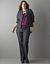 Colored pinstripe jacket by Lane Bryant