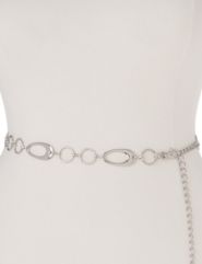 Silvertone chain belt