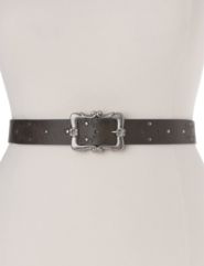 Floral studded belt