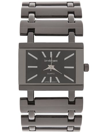 Rectangle face fashion watch by Lane Bryant