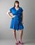 Short sleeve ruffle dress by Lane Bryant