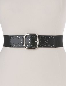Studded stretch belt by Lane Bryant