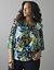 Sheer ruffled peasant top by Lane Bryant