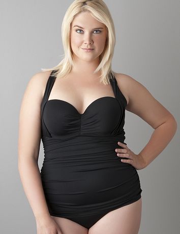 One piece retro maillot swimsuit by Cacique