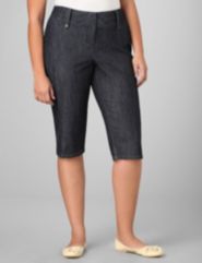 Date Night Denim Capris by Lane Bryant Outlet