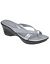 Rhinestone strap comfort sandal by Lane Bryant