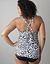 Animal print retro one piece swimsuit by Cacique
