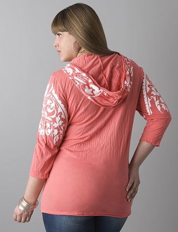 Crinkle hoodie by Seven7