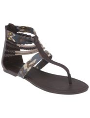Printed gladiator sandal by Lane Bryant