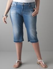 Released hem denim crop by Seven7