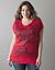 Graphic dolman tee by Seven7