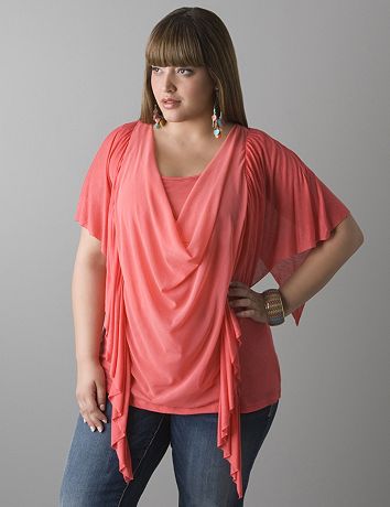 Shirred panel tunic by Seven7