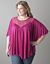 Lace shoulder poncho by Seven7