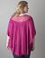 Lace shoulder poncho by Seven7