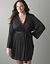 Full figure Silky wrap robe by Cacique