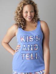 Kiss and Tell ribbed tank