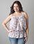 Full figure Spring bloom tank by DKNY JEANS